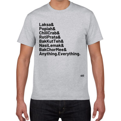 Give Me Any SINGAPORE Food T-Shirt Thumbnail